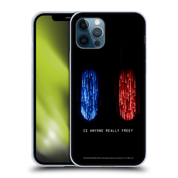The Matrix Resurrections Key Art Is Anyone Really Free Soft Gel Case for Apple iPhone 12 / iPhone 12 Pro