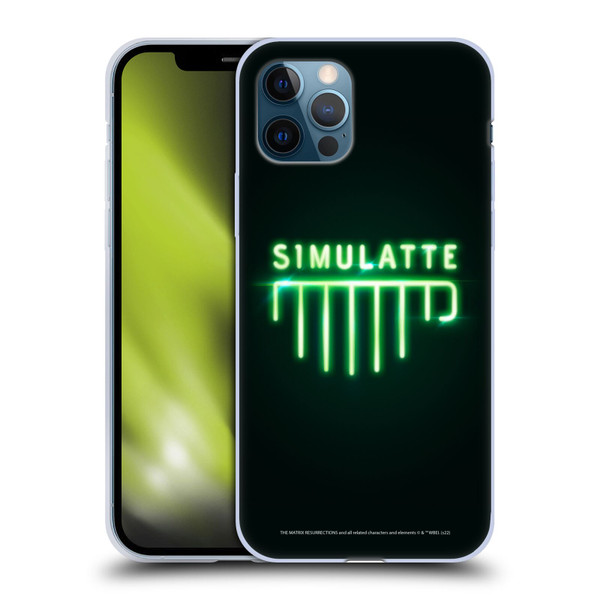 The Matrix Resurrections Key Art Simulatte Soft Gel Case for Apple iPhone 12 / iPhone 12 Pro