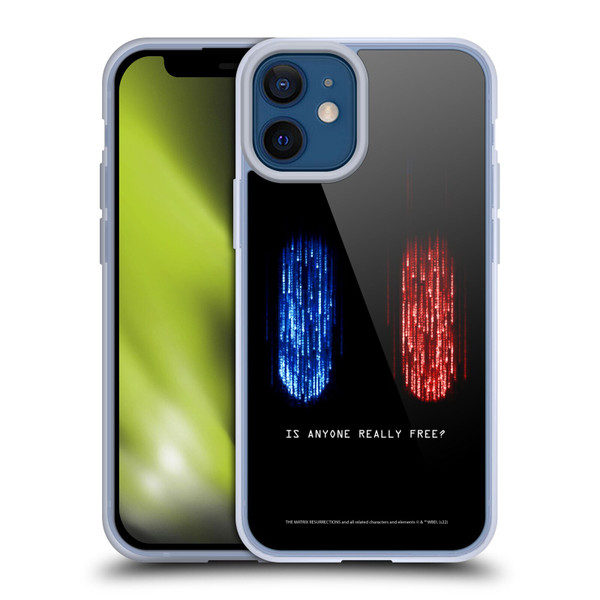 The Matrix Resurrections Key Art Is Anyone Really Free Soft Gel Case for Apple iPhone 12 Mini