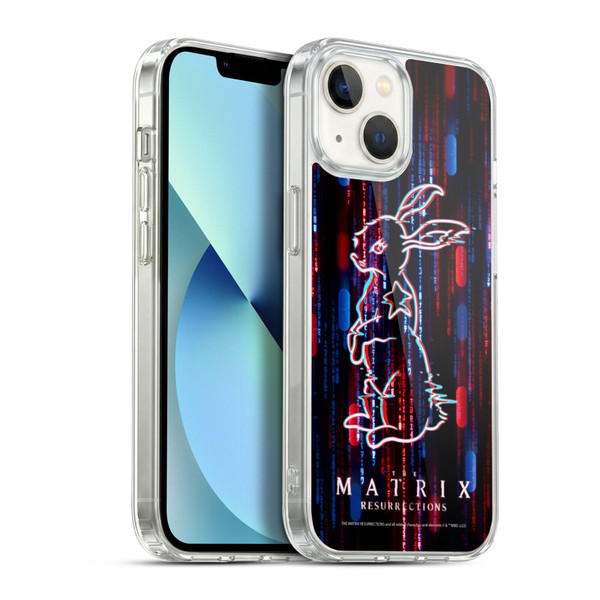 The Matrix Resurrections Key Art Choice Is An Illusion Soft Gel Case for Apple iPhone 13