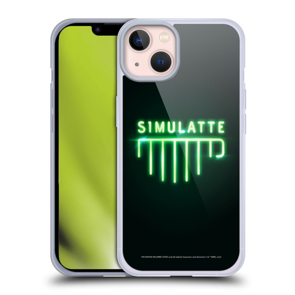 The Matrix Resurrections Key Art Simulatte Soft Gel Case for Apple iPhone 13