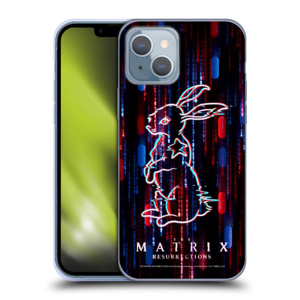 The Matrix Resurrections Key Art Choice Is An Illusion Soft Gel Case for Apple iPhone 14