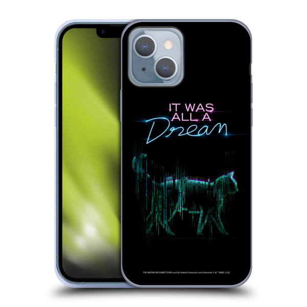 The Matrix Resurrections Key Art It Was All A Dream Soft Gel Case for Apple iPhone 14