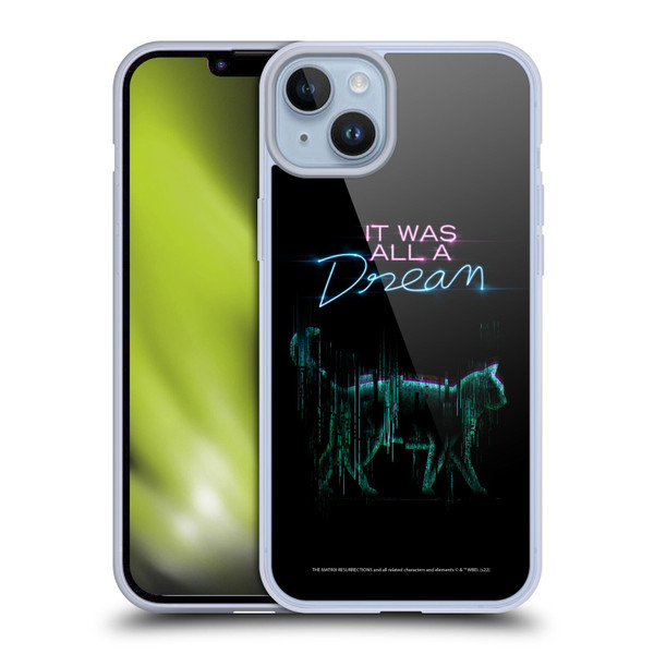 The Matrix Resurrections Key Art It Was All A Dream Soft Gel Case for Apple iPhone 14 Plus