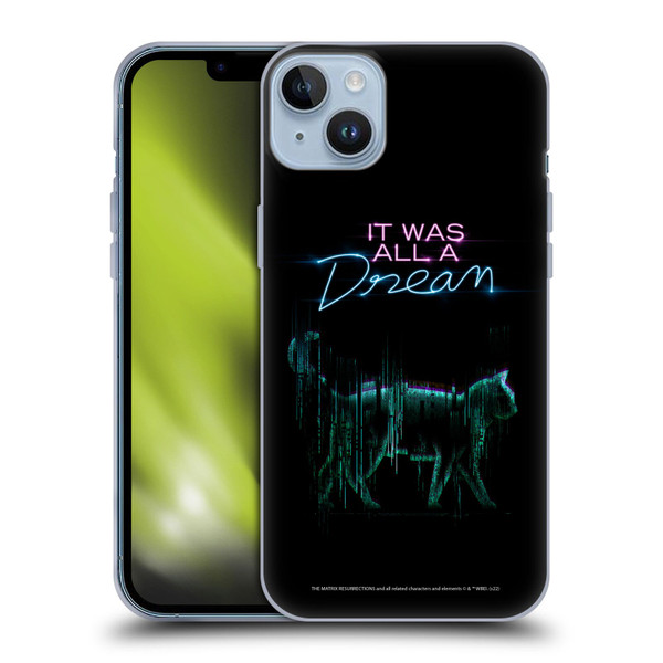 The Matrix Resurrections Key Art It Was All A Dream Soft Gel Case for Apple iPhone 14 Plus