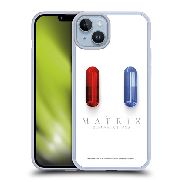 The Matrix Resurrections Key Art Poster Soft Gel Case for Apple iPhone 14 Plus