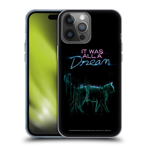 The Matrix Resurrections Key Art It Was All A Dream Soft Gel Case for Apple iPhone 14 Pro Max