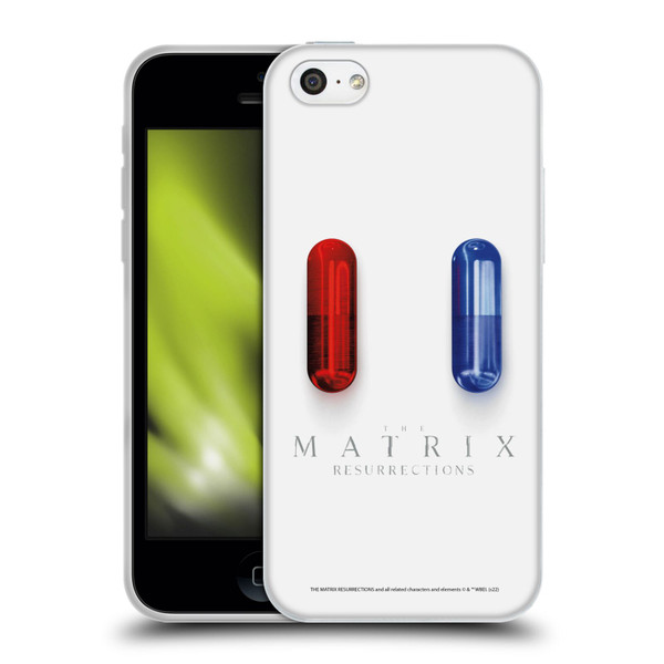 The Matrix Resurrections Key Art Poster Soft Gel Case for Apple iPhone 5c