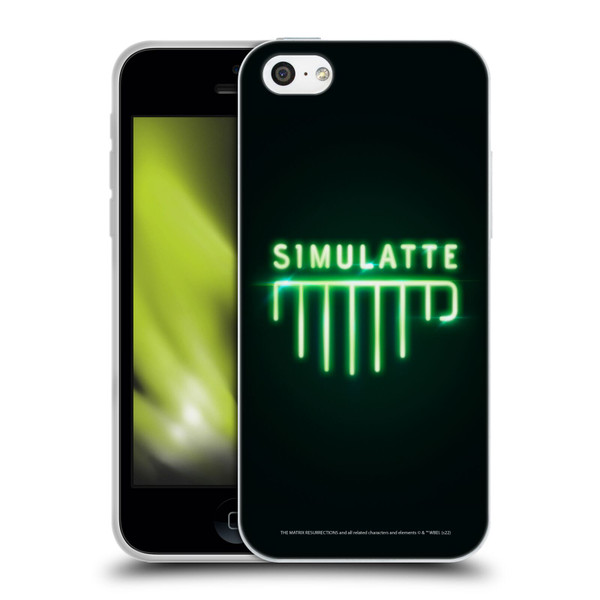 The Matrix Resurrections Key Art Simulatte Soft Gel Case for Apple iPhone 5c