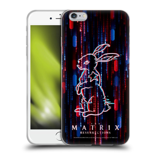 The Matrix Resurrections Key Art Choice Is An Illusion Soft Gel Case for Apple iPhone 6 Plus / iPhone 6s Plus