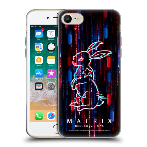 The Matrix Resurrections Key Art Choice Is An Illusion Soft Gel Case for Apple iPhone 7 / 8 / SE 2020 & 2022