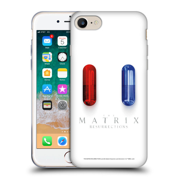 The Matrix Resurrections Key Art Poster Soft Gel Case for Apple iPhone 7 / 8 / SE 2020 & 2022