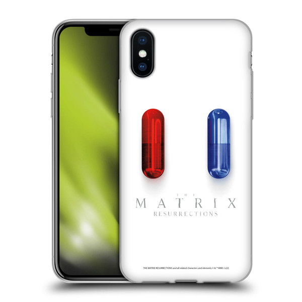 The Matrix Resurrections Key Art Poster Soft Gel Case for Apple iPhone X / iPhone XS