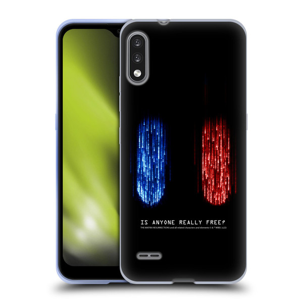 The Matrix Resurrections Key Art Is Anyone Really Free Soft Gel Case for LG K22