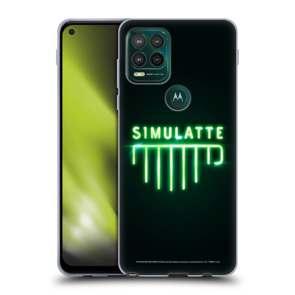 The Matrix Resurrections Key Art Simulatte Soft Gel Case for Motorola Moto G Stylus 5G 2021