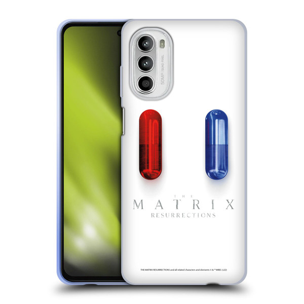 The Matrix Resurrections Key Art Poster Soft Gel Case for Motorola Moto G52