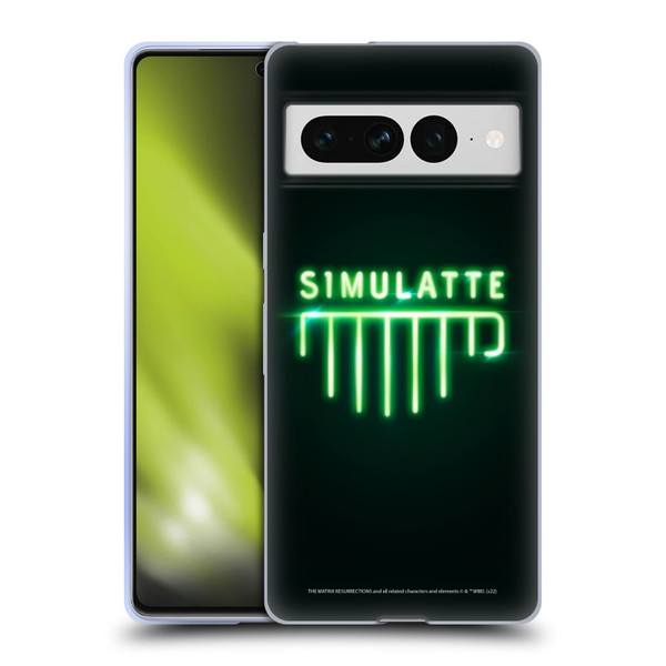 The Matrix Resurrections Key Art Simulatte Soft Gel Case for Google Pixel 7 Pro