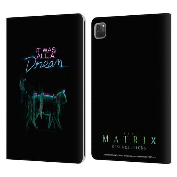 The Matrix Resurrections Key Art It Was All A Dream Leather Book Wallet Case Cover For Apple iPad Pro 11 2020 / 2021 / 2022