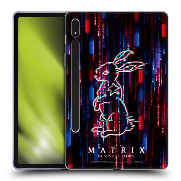 The Matrix Resurrections Key Art Choice Is An Illusion Soft Gel Case for Samsung Galaxy Tab S8