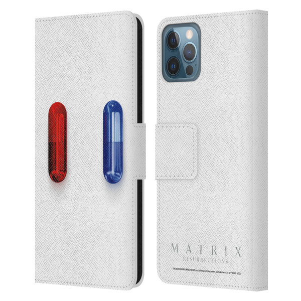 The Matrix Resurrections Key Art Poster Leather Book Wallet Case Cover For Apple iPhone 12 / iPhone 12 Pro