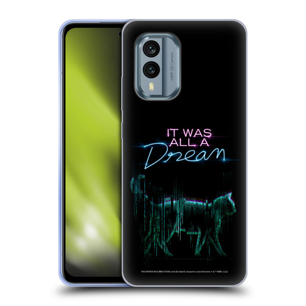 The Matrix Resurrections Key Art It Was All A Dream Soft Gel Case for Nokia X30