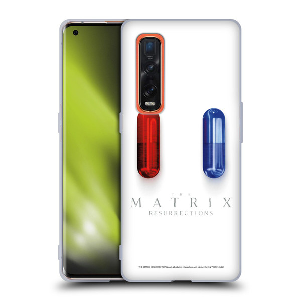 The Matrix Resurrections Key Art Poster Soft Gel Case for OPPO Find X2 Pro 5G