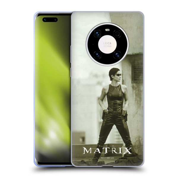 The Matrix Key Art Trinity Soft Gel Case for Huawei Mate 40 Pro 5G