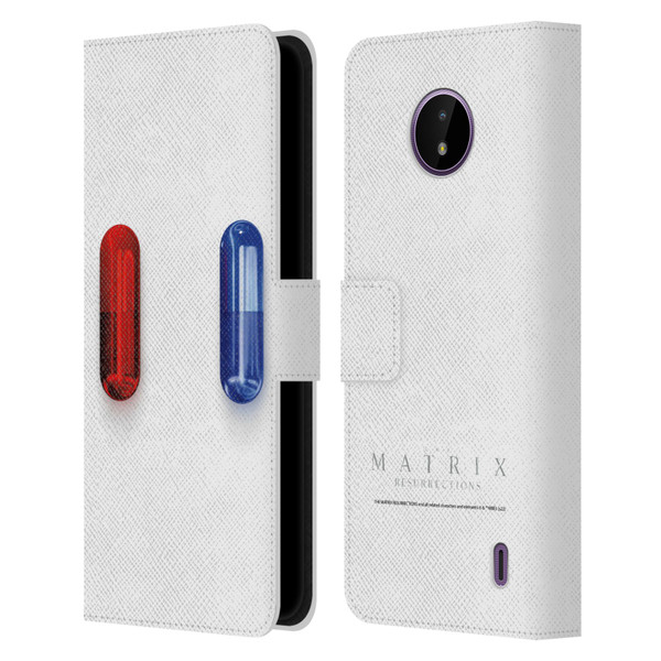 The Matrix Resurrections Key Art Poster Leather Book Wallet Case Cover For Nokia C10 / C20