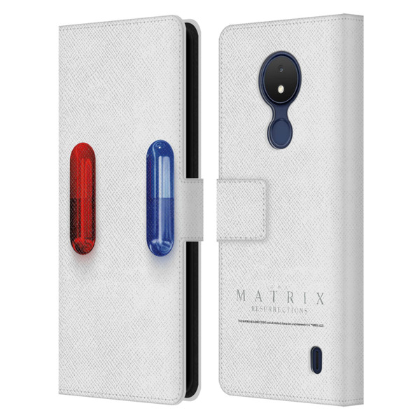 The Matrix Resurrections Key Art Poster Leather Book Wallet Case Cover For Nokia C21