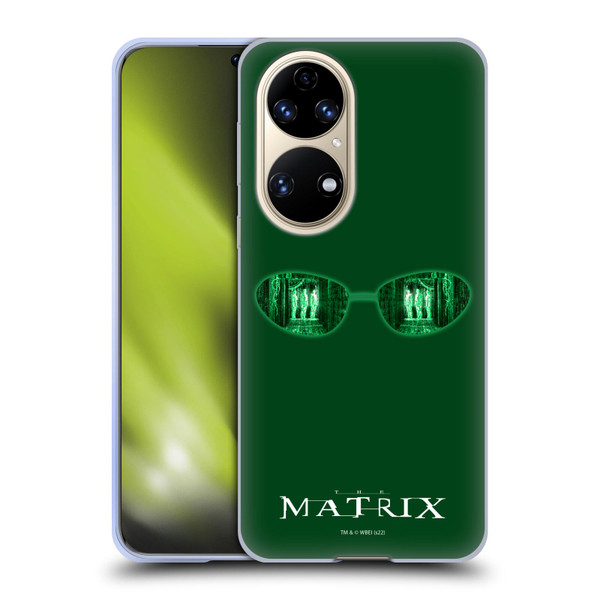 The Matrix Key Art Glass Soft Gel Case for Huawei P50