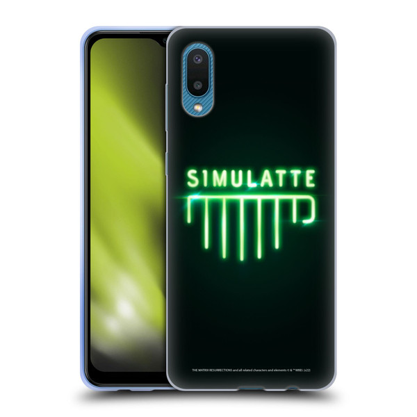 The Matrix Resurrections Key Art Simulatte Soft Gel Case for Samsung Galaxy A02/M02 (2021)