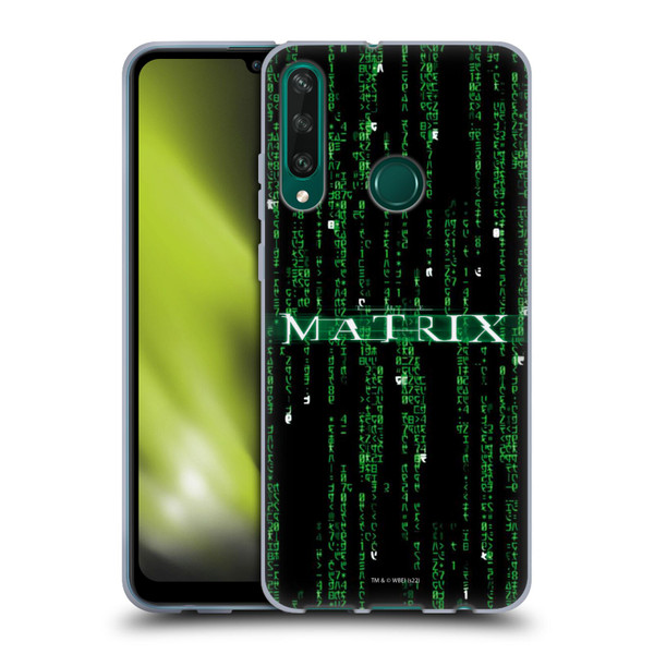 The Matrix Key Art Codes Soft Gel Case for Huawei Y6p