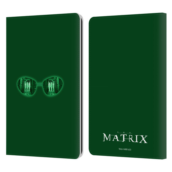 The Matrix Key Art Glass Leather Book Wallet Case Cover For Amazon Kindle Paperwhite 1 / 2 / 3