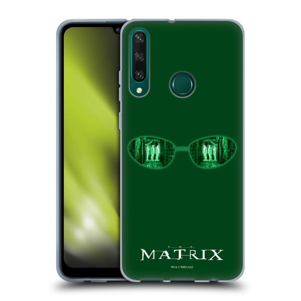 The Matrix Key Art Glass Soft Gel Case for Huawei Y6p