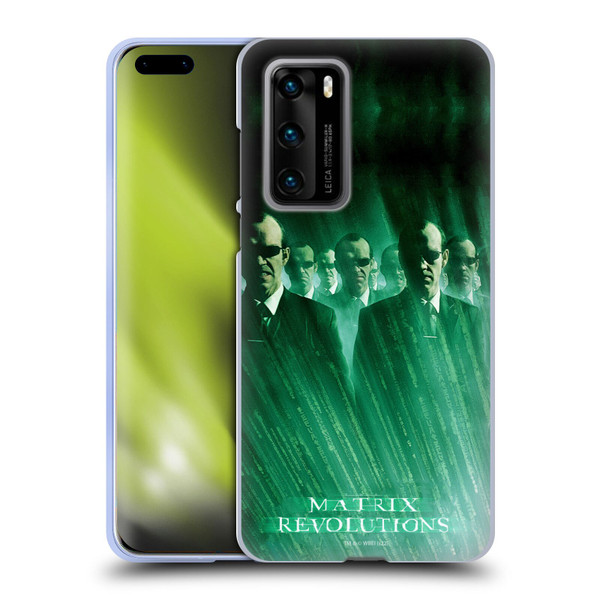 The Matrix Revolutions Key Art Smiths Soft Gel Case for Huawei P40 5G