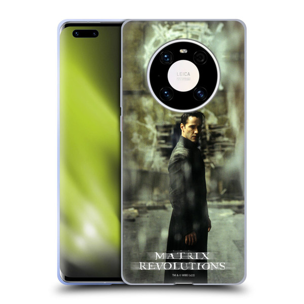 The Matrix Revolutions Key Art Neo 2 Soft Gel Case for Huawei Mate 40 Pro 5G