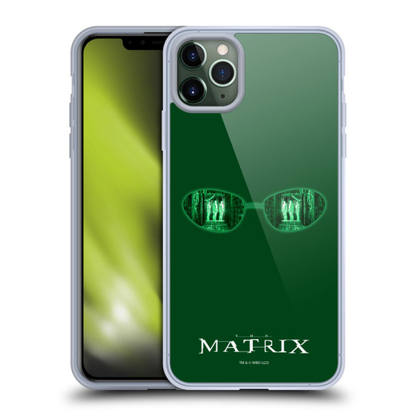 The Matrix Key Art Glass Soft Gel Case for Apple iPhone 11 Pro Max