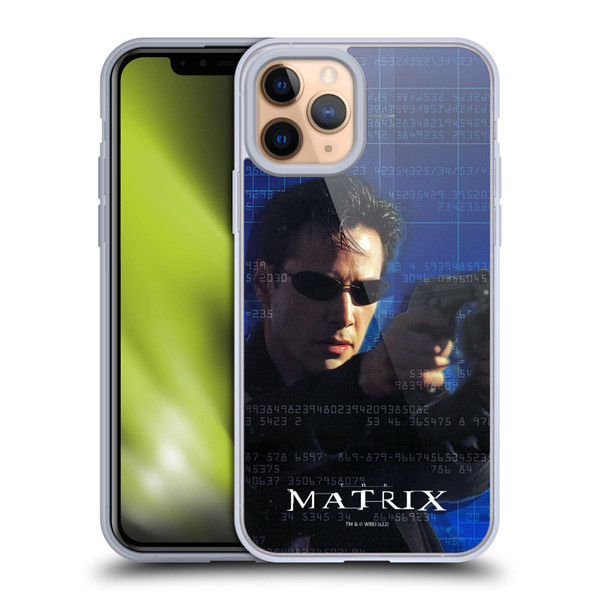 The Matrix Key Art Neo 1 Soft Gel Case for Apple iPhone 11 Pro