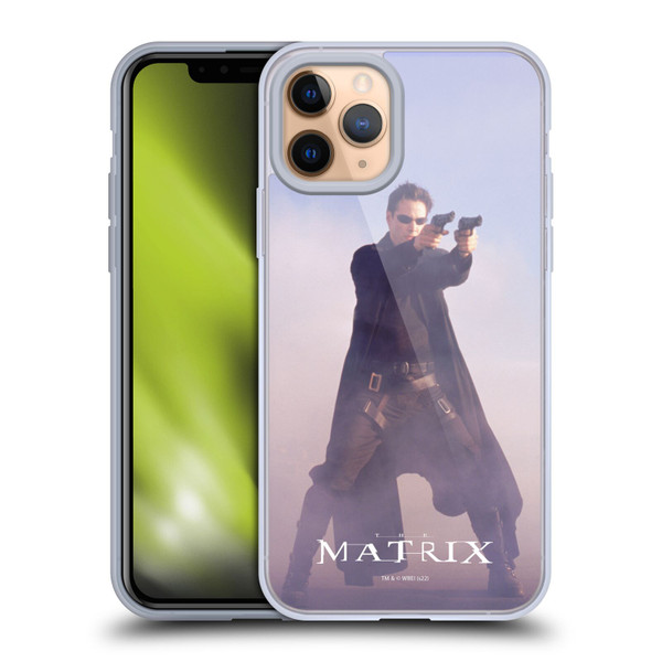 The Matrix Key Art Neo 2 Soft Gel Case for Apple iPhone 11 Pro
