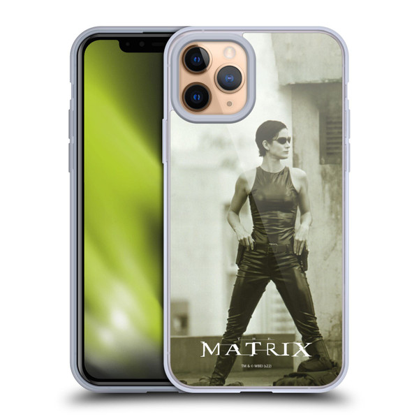 The Matrix Key Art Trinity Soft Gel Case for Apple iPhone 11 Pro