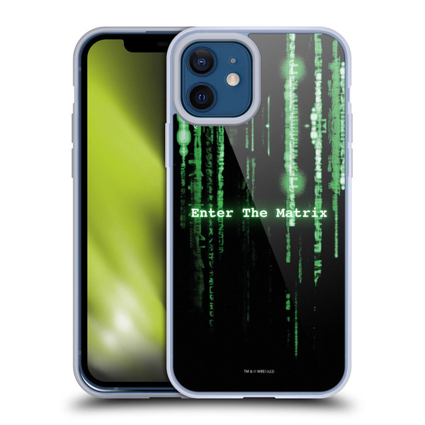 The Matrix Key Art Enter The Matrix Soft Gel Case for Apple iPhone 12 / iPhone 12 Pro