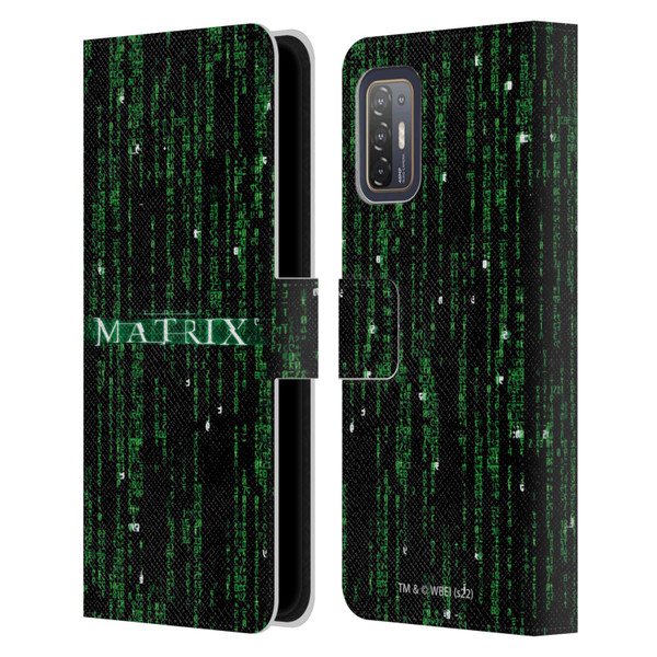 The Matrix Key Art Codes Leather Book Wallet Case Cover For HTC Desire 21 Pro 5G