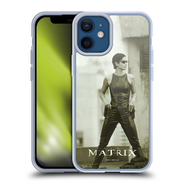 The Matrix Key Art Trinity Soft Gel Case for Apple iPhone 12 Mini