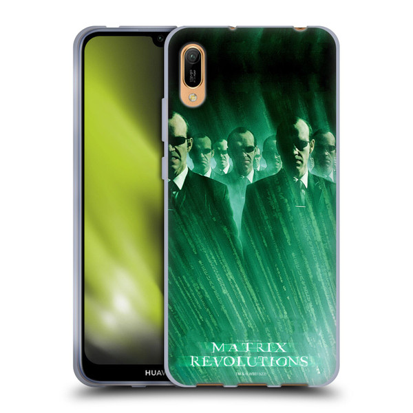 The Matrix Revolutions Key Art Smiths Soft Gel Case for Huawei Y6 Pro (2019)