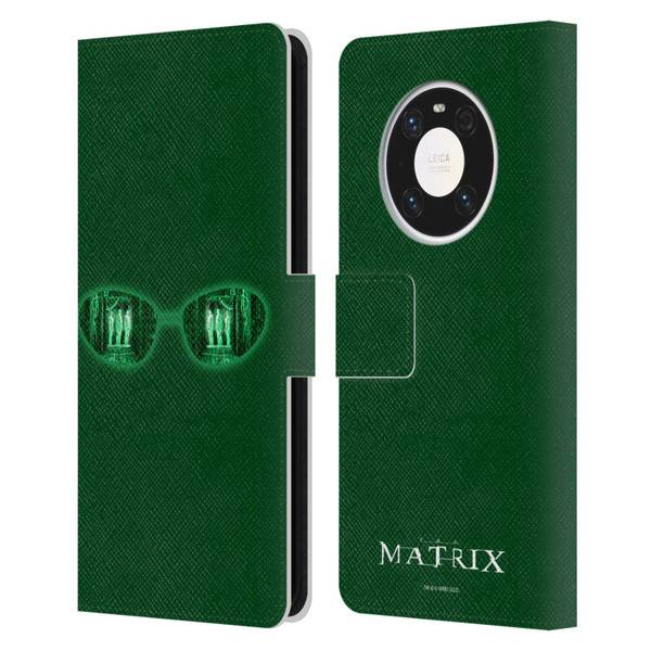 The Matrix Key Art Glass Leather Book Wallet Case Cover For Huawei Mate 40 Pro 5G