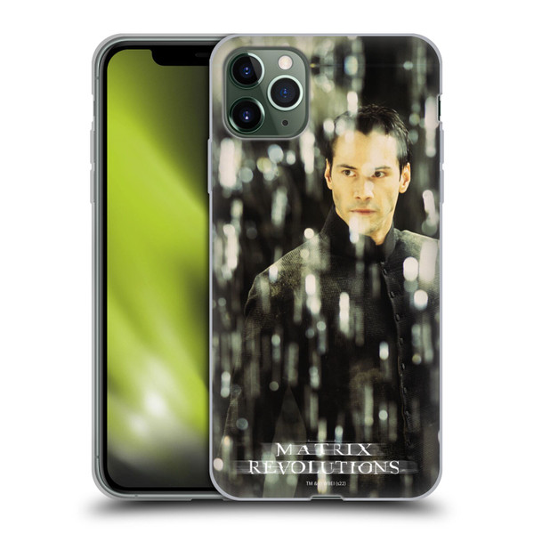 The Matrix Revolutions Key Art Neo 1 Soft Gel Case for Apple iPhone 11 Pro Max