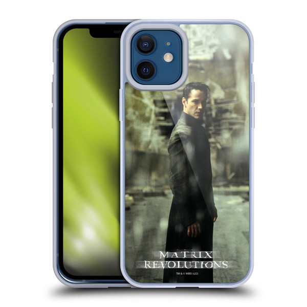 The Matrix Revolutions Key Art Neo 2 Soft Gel Case for Apple iPhone 12 / iPhone 12 Pro