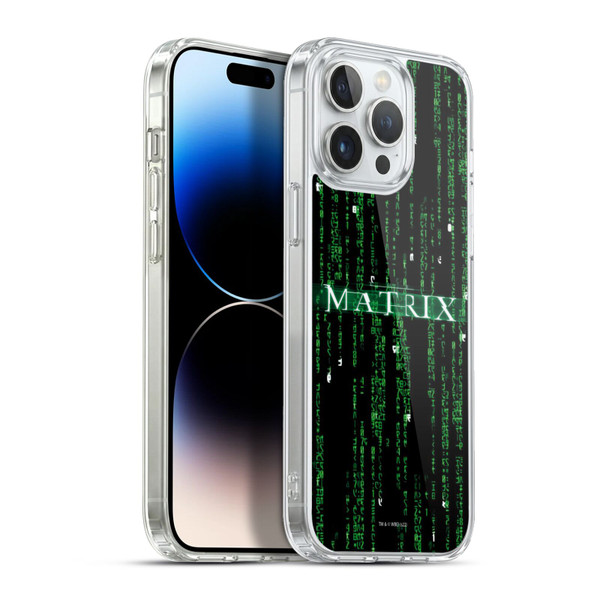 The Matrix Key Art Codes Soft Gel Case for Apple iPhone 13 Pro Max & MagSafe