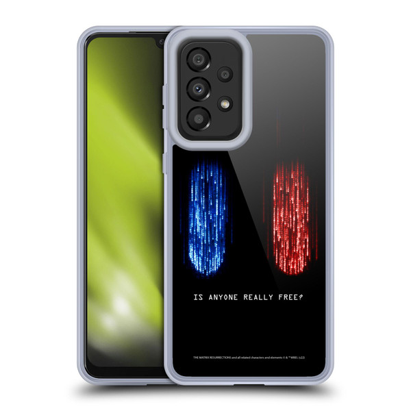 The Matrix Resurrections Key Art Is Anyone Really Free Soft Gel Case for Samsung Galaxy A33 5G (2022)