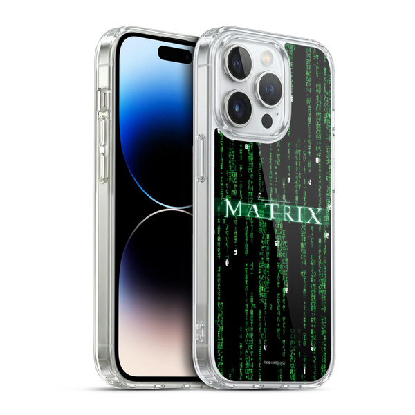 The Matrix Key Art Codes Soft Gel Case for Apple iPhone 13 Pro & MagSafe